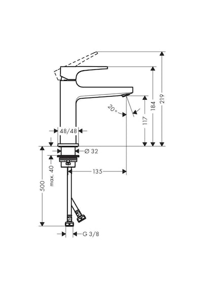 Hansgrohe Metropol Lavabo Bataryası