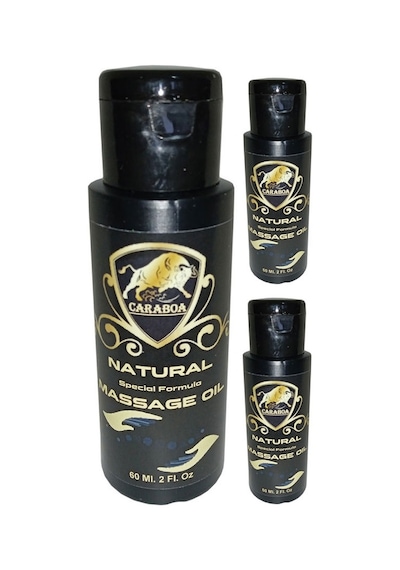 Caraboa Kadın Ve Erkekler Için Eroticmassage Oil / 3 Adet Erotikmasaj Yağı 60 Ml
