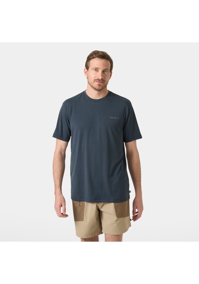 Helly Hansen Skog Recycled Graphic Erkek T-shirt-32451 Füme