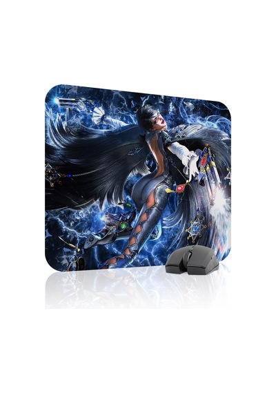 Bayonetta Kaymaz Dikişli Kauçuk Oyuncu Mousepad V5 - 48x40 Xl Gaming Mouse Pad Fare Altlığı