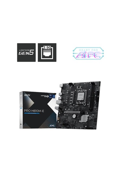 Msı Pro H810m-e Ddr5 1851p Hdmi Dp