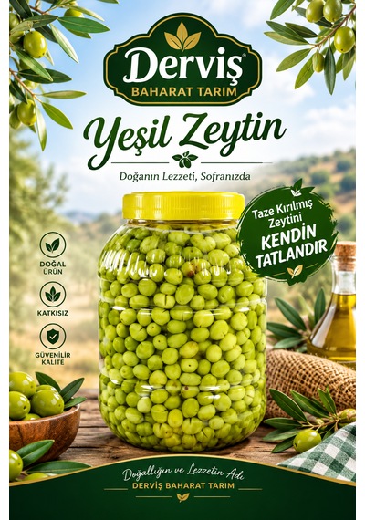 Kırma Zeytin 3 Kg Net