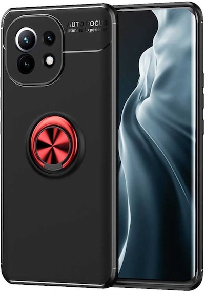 Xiaomi Mi 11 Kılıf Zore Ravel Yüzüklü Silikon Kılıf