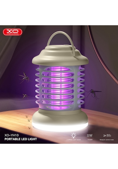 Yh10 Taşınabilir Led Lamba & Sivrisinek Kovucu Uv Işık 1200mah 400 Lümen 10000k Renk Sıcaklığı 3 Mod Çok Renkli
