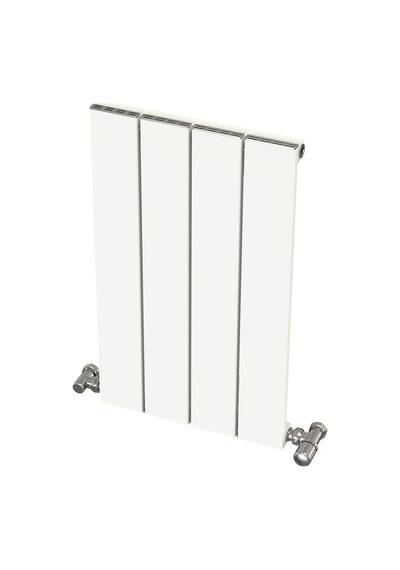 Alüminyum Radyatör 60x36 4 Dilim Kırık Beyaz Ral9010 Hestia