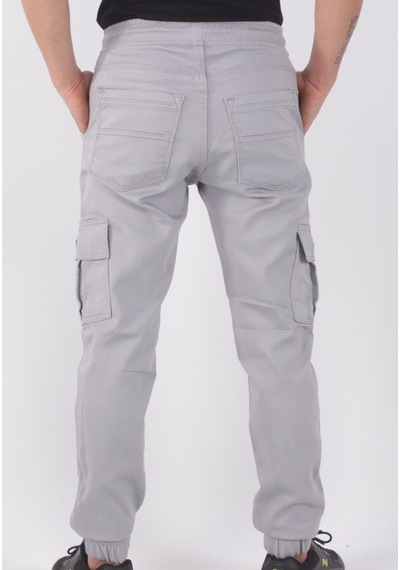 Black Steel Kargo Cepli Lastikli Erkek Pantolon-19000 (546193372) Vizon