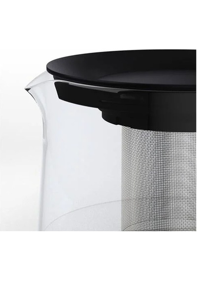 Sumuhome Rıklıg Pratik Cam Demlik 0.6 Lt Siyah - Şeffaf