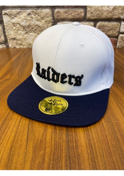 Hamze Las Vegas Raiders Hiphop Snapback Rapper Amerikan Futbol Unisex Şapka Cap Beyaz  - Lacivert