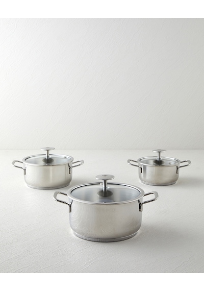 English Home Siena Çelik Mini Tencere 12 Cm Silver Silver