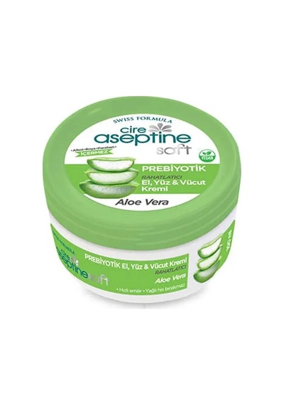 Jenerik Cire Aseptine Soft Aloe Vera Özlü Yatıştırıcı Besleyici Prebiyotikli Krem 100 Ml