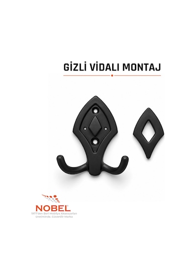 Baklava Askı, Metal Vestiyer Askısı, Krom Matkrom, Duvar Ve Dolap Askılığı 5'li Set Vidalı Krom Krom