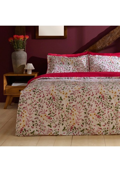 Karaca Home Berry Haven Çift Kişilik Nevresım Takımı Kırmızı Kırmızı