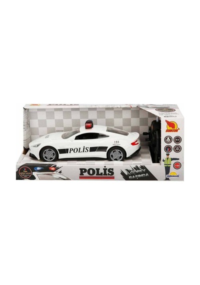 20357 Uzaktan Kumandalı Suncon Işıklı Polis Arabası 21 Cm Çok Renkli