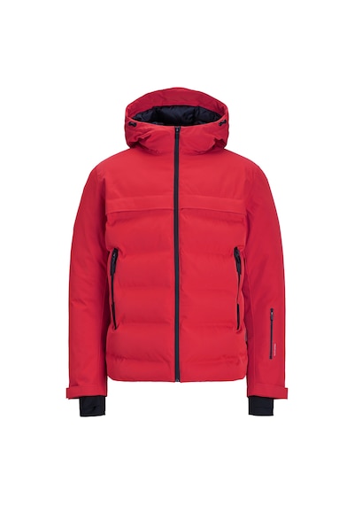 Jack & Jones Erkek Jcotarwin Puffer Şişme Mont 63412225287 Kırmızı Kırmızı