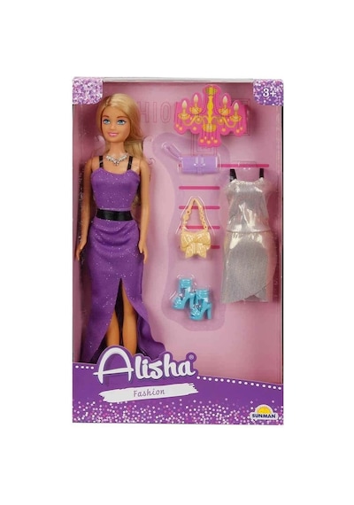 3393 Sun-rst-sıs Minik Alisha Yedek Kıyafetli Bebek Set 29 Cm - Sunman - Izbp-892546 1 Adet