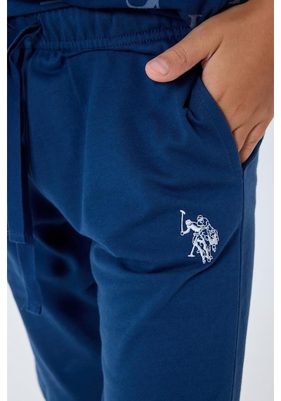 U.S. Polo Assn. Erkek Çocuk 2 Li Bermuda T-şhirt Takım Koyu İndigo-2302 İndigo