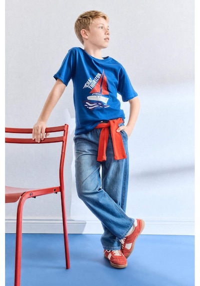 Defacto Straıght Fıt Düz Paça Jean Pantolon Erkek Çocuk B5740a826smnm28 Mavi-nm28