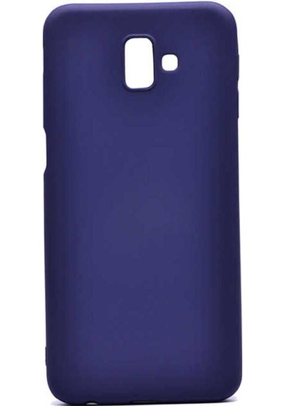 Samsung Uyumlu Galaxy J6 Plus Kılıf Zore Premier Silikon Kapak Lacivert