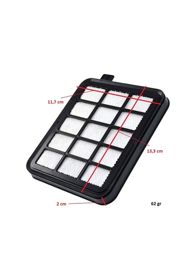 Arnica Mila/pikaet14400/pikaet14401 Uyumlu Süpürge Hazne Filtre Yeni Tip