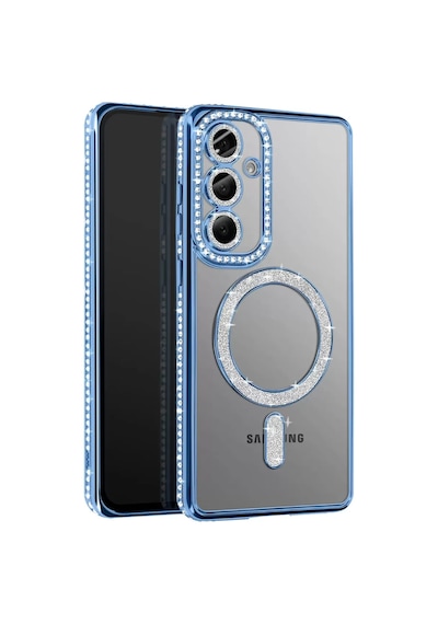 Newface Samsung Galaxy A37 5g Joke Simli Magneticsafe Kılıf - Mavi