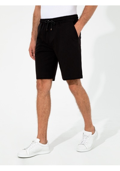 Cacharel Siyah Comfort Fit Örme Şort