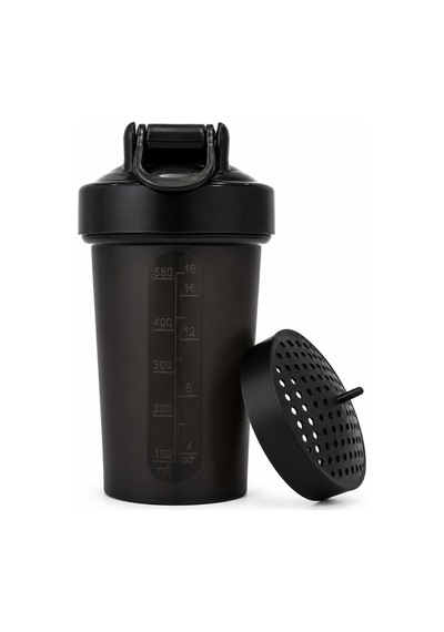 Just Shaker 550 Ml Ölçekli Ve Sızdırmaz Kapaklı Protein Shaker 2'li Set Sarı+siyah Sarı-siyah