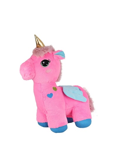 4974 Büyük Pembe Unicorn -my Friend T Çok Renkli