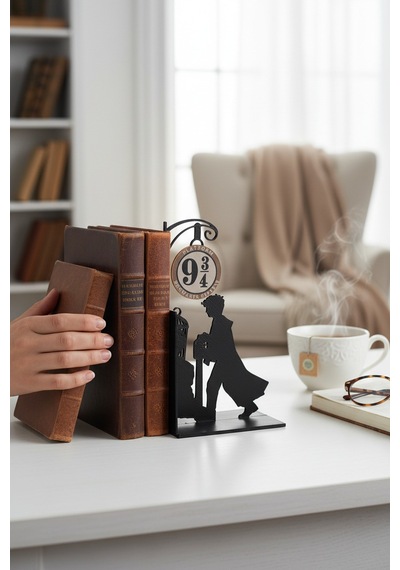 Esa Gaming Harry Potter Platform 9¾ Kitap Tutucu 3d Baskı Dekoratif Kitaplık Organizer Fantastik