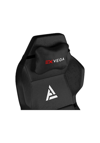 Exvega Andromeda 2024 Premium Kumaş Masajlı Profesyonel Oyuncu Koltuğu Siyah