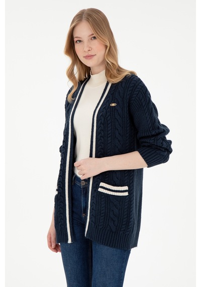 U.s. Polo Assn. Kadın Lacivert Hırka Triko 50293071-vr033 Lacivert