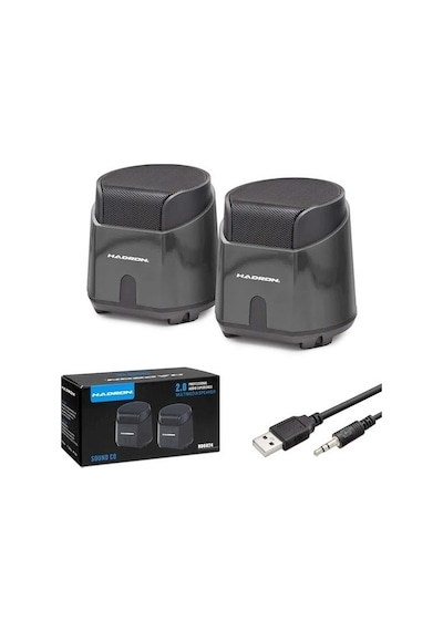 Hadron Hd6024 Bilgisayar Hoparlörü 1.1 8.5 9 9 Cm Siyah
