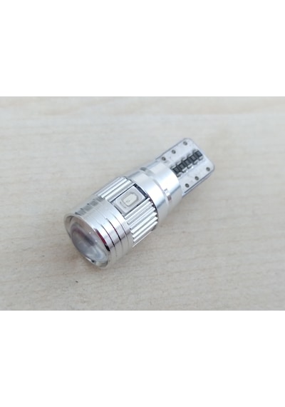 T10 Dipsiz Led Ampul 4adet Metal Canbus Mavi 12v T10 Park, Sinyal, Plaka Ampulu