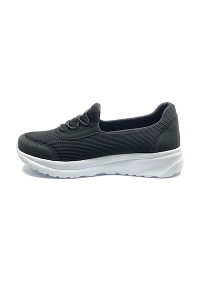 Black Sea 626 Unisex Spor Babet Ayakkabı SİYAH-BEYAZ