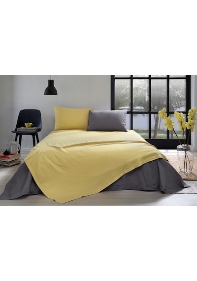ÖZDİLEK COLORMİX HARDAL ÇİFT KİŞİLİK PİKE TAKIM