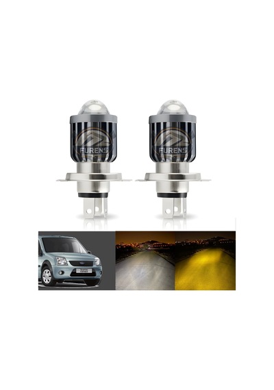 Ford Connect Için Uyumlu Şimşek Etkili Mercek Led Xenon Çift Renk