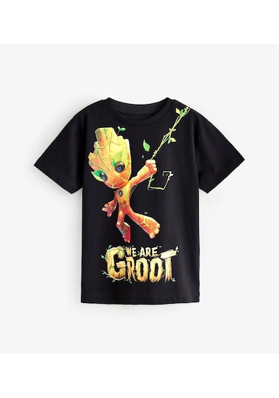 Sea Bubbles Groot Çocuk Tişört Siyah