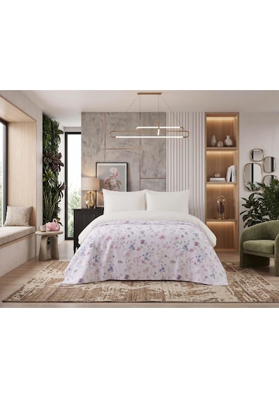 Pikeli Çift Kişilik Nevresim Takımı - 52 Tel Dokuma Sedef Serisi Karışık 59155946