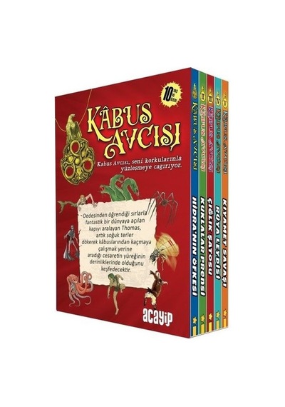 Kabus Avcısı Seti - 5 Kitap Takım - Kutulu - Theodore Darkwood - Acayip