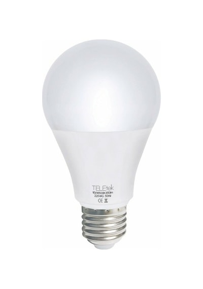 Teletek 10W Led Ampul 850 Lm 6500K - 5'Li Paket