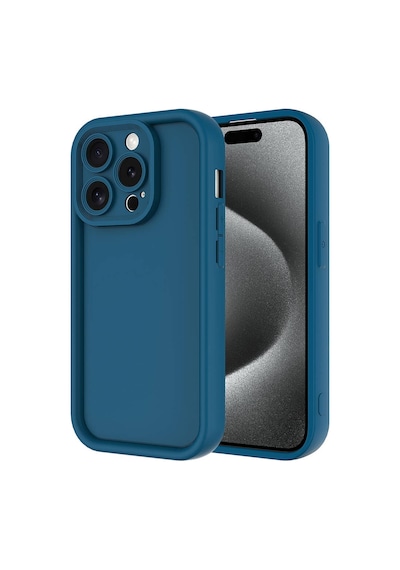 Lexroo İphone 15 Pro Kılıf Kamera Korumalı Ananas Kılıf - Mürdüm