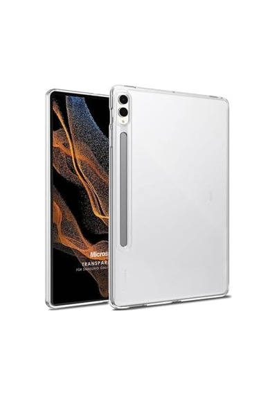 Galaxy Tab S9 Plus X810 İçin Kılıf Transparent Soft Şeffaf Galaxy Tab S9 Plus X810 İle Uyumlu Kılıf - Şeffaf