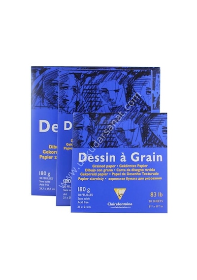 Clairefontaine Dessin a Grain Blok A3 180gr 30 Yaprak