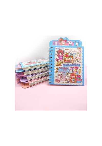 Sevimli Tavşan Ayraçlı A5 Not Defteri 14x18 Cm - Mavi