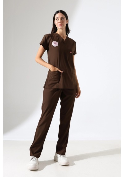 Bflex Unisex Likralı Yarasa Kol Takım - 6436 Kahve