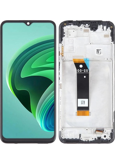 Xiaomi Uyumlu Redmi Note 11e Lcd Ekran Dokunmatik Siyah Çıtalı Servis
