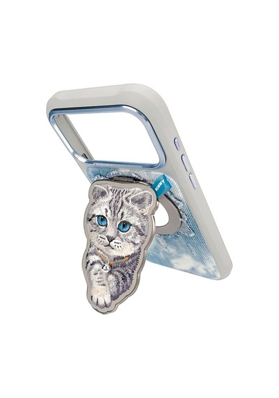 Manyetik 3d Nakışlı Telefon Standı Kolyeli Figür Magsafe Özellikli Aynalı 98560172