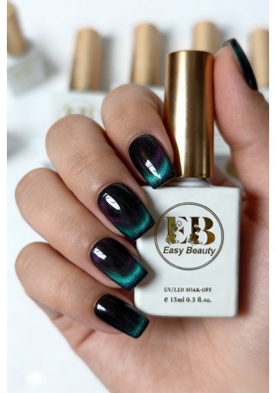 15ml Kedi Gözü Kalıcı Oje - Tpo İçermez - Protez Tırnak Ojesi - Cat Eye Gel Polsıh 9d3 74-9d3