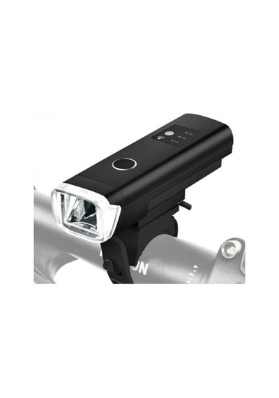 Forte Gt 6135 Bisiklet Feneri Usb Şarjlı Far 6 Modlu Bisiklet Ön Işık Siyah Siyah