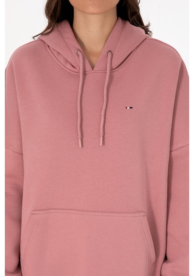 U.S. Polo Assn. Kadın Gül Kurusu Şardonlu Kapüşonlu Sweatshırt 50313567-VR221