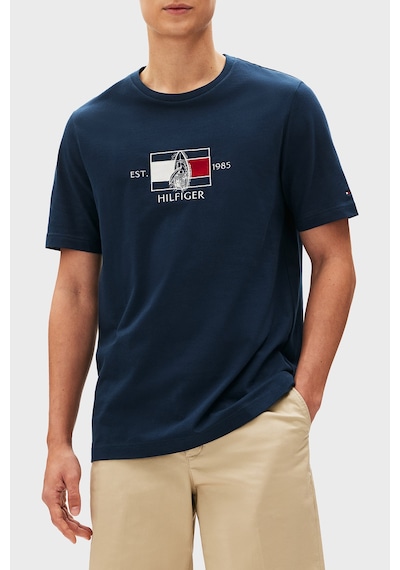 Tommy Hilfiger Erkek T Shirt Mw0mw38628 Daf Lacivert Lacivert
